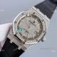 Diamond Audemars Piguet Royal Oak 15400 Watch With Black Leather Strap Best Replica (3)_th.jpg